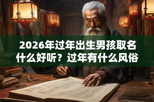 2026年过年出生男孩取名什么好听？过年有什么风俗？