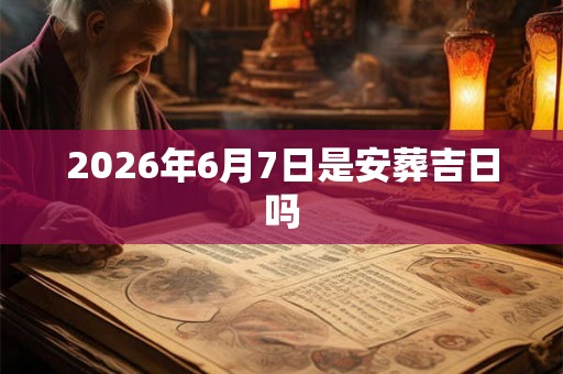2026年6月7日是安葬吉日吗