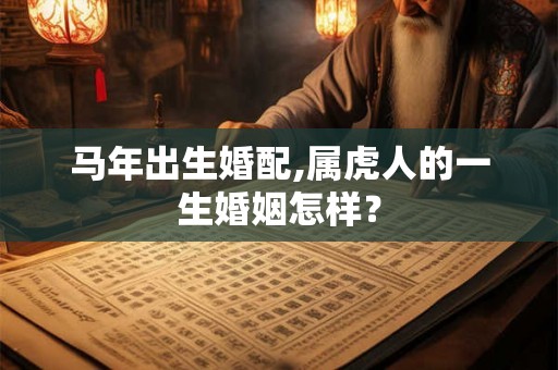 马年出生婚配,属虎人的一生婚姻怎样？