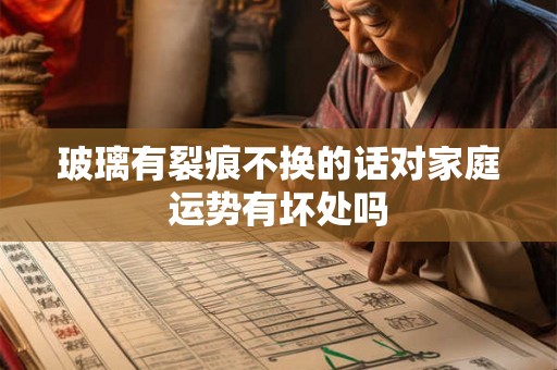 玻璃有裂痕不换的话对家庭运势有坏处吗