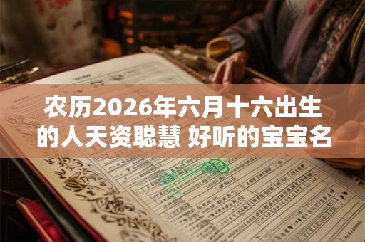 农历2026年六月十六出生的人天资聪慧 好听的宝宝名字合集 农历2026年六月十六出生的人天资聪慧 好听的宝宝名字合集