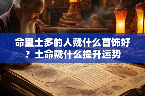 命里土多的人戴什么首饰好？土命戴什么提升运势