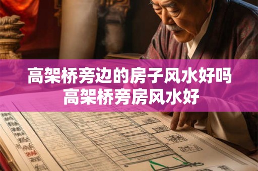 高架桥旁边的房子风水好吗 高架桥旁房风水好