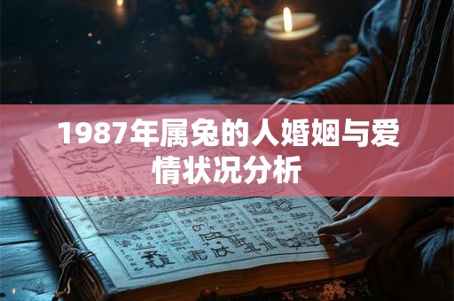 1987年属兔的人婚姻与爱情状况分析