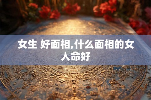 女生 好面相,什么面相的女人命好 女生 好面相,什么面相的女人命好