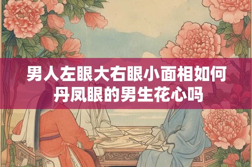 男人左眼大右眼小面相如何 丹凤眼的男生花心吗