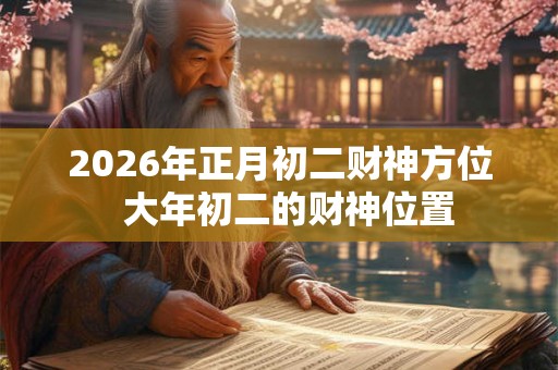 2026年正月初二财神方位 大年初二的财神位置 2026年正月初二财神方位 大年初二的财神位置