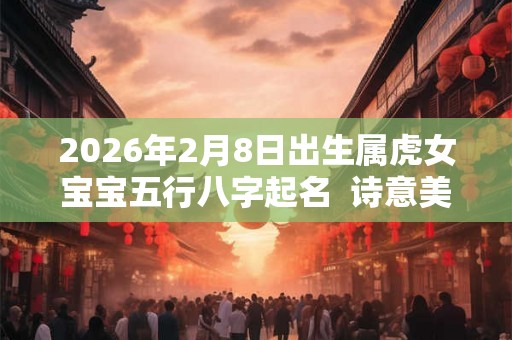 2026年2月8日出生属虎女宝宝五行八字起名  诗意美好的名字赏析