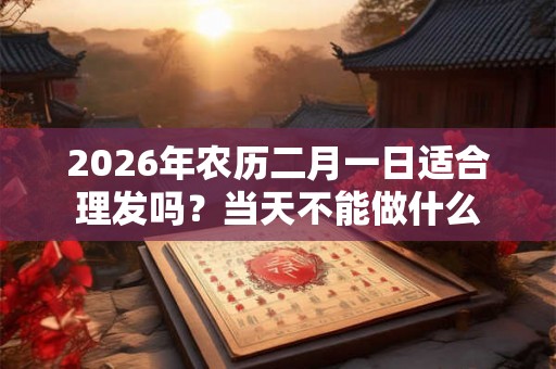 2026年农历二月一日适合理发吗？当天不能做什么