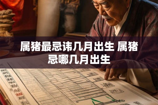 属猪最忌讳几月出生 属猪忌哪几月出生