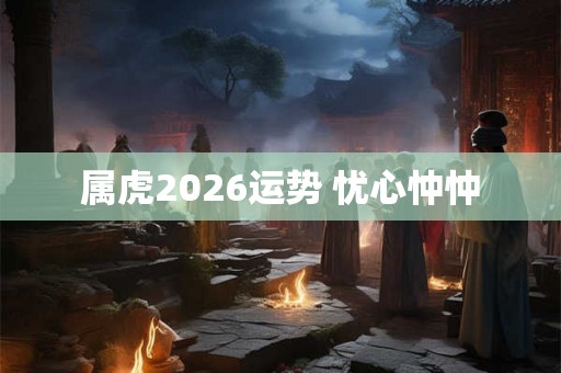 属虎2026运势 忧心忡忡