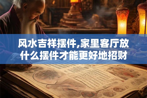 风水吉祥摆件,家里客厅放什么摆件才能更好地招财
