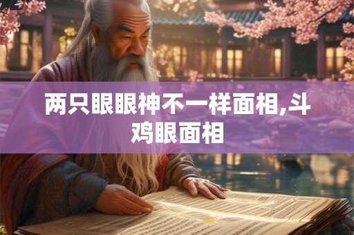 两只眼眼神不一样面相,斗鸡眼面相 两只眼眼神不一样面相,斗鸡眼面相