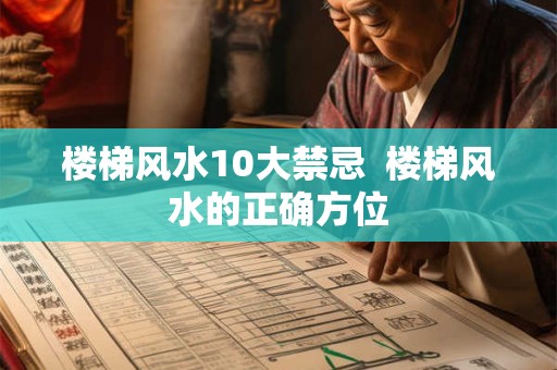 楼梯风水10大禁忌  楼梯风水的正确方位
