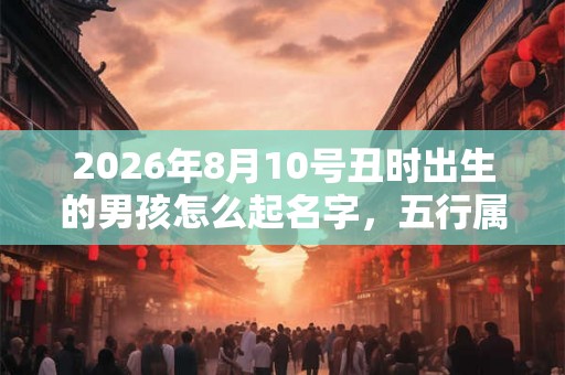 2026年8月10号丑时出生的男孩怎么起名字,五行属什么 2026年8月10号丑时出生的男孩怎么起名字,五行属什么