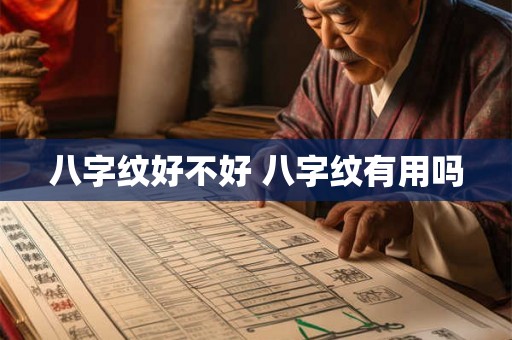 八字纹好不好 八字纹有用吗