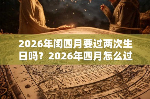 2026年闰四月要过两次生日吗？2026年四月怎么过生日？