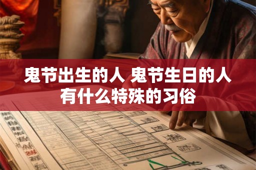 鬼节出生的人 鬼节生日的人有什么特殊的习俗