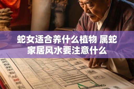 蛇女适合养什么植物 属蛇家居风水要注意什么