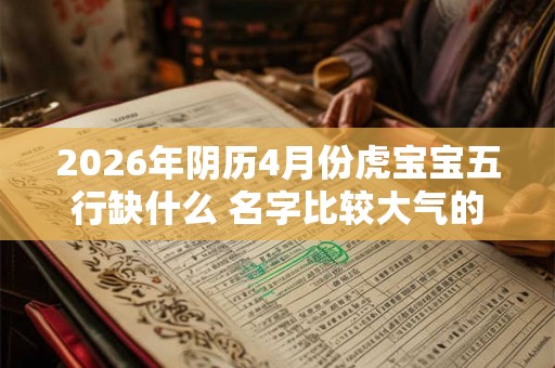 2026年阴历4月份虎宝宝五行缺什么 名字比较大气的