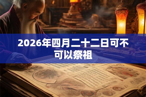 2026年四月二十二日可不可以祭祖 2026年四月二十二日可不可以祭祖