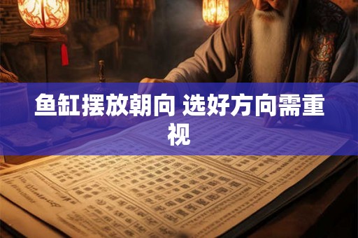 鱼缸摆放朝向 选好方向需重视