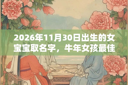 2026年11月30日出生的女宝宝取名字，牛年女孩最佳名字推荐