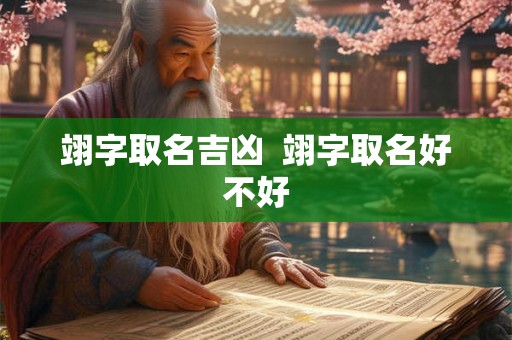 翊字取名吉凶  翊字取名好不好