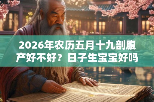 2026年农历五月十九剖腹产好不好?日子生宝宝好吗? 2026年农历五月十九剖腹产好不好?日子生宝宝好吗?