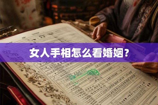 女人手相怎么看婚姻? 女人手相怎么看婚姻?