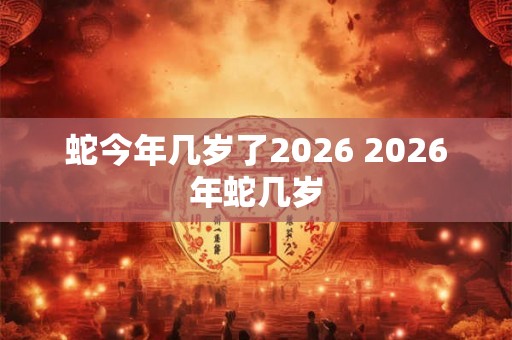 蛇今年几岁了2026 2026年蛇几岁