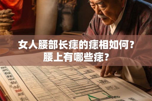 女人腰部长痣的痣相如何？腰上有哪些痣？