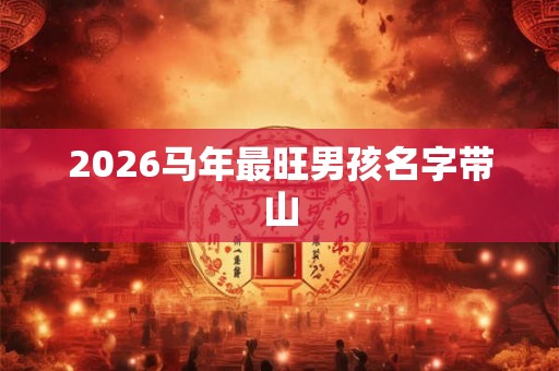 2026马年最旺男孩名字带山 2026马年最旺男孩名字带山