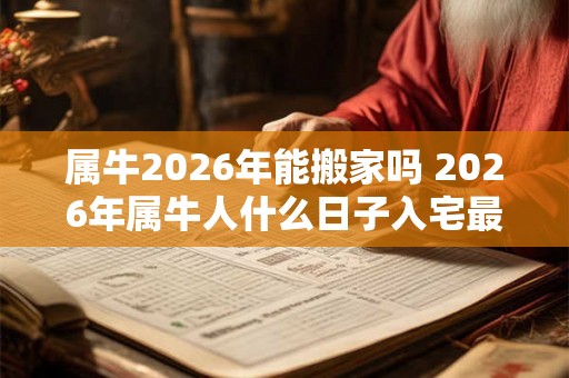 属牛2026年能搬家吗 2026年属牛人什么日子入宅最吉利