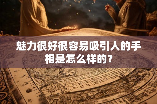 魅力很好很容易吸引人的手相是怎么样的？