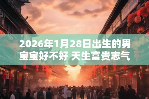 2026年1月28日出生的男宝宝好不好 天生富贵志气过人