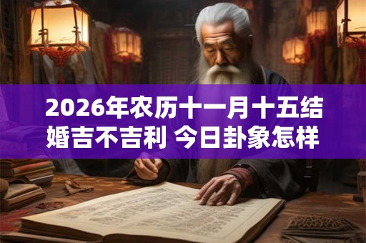 2026年农历十一月十五结婚吉不吉利 今日卦象怎样