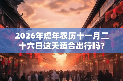 2026年虎年农历十一月二十六日这天适合出行吗? 2026年虎年农历十一月二十六日这天适合出行吗?