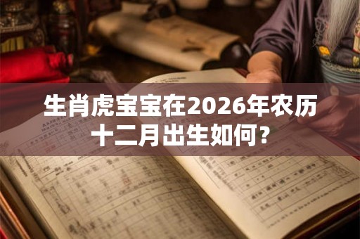 生肖虎宝宝在2026年农历十二月出生如何？