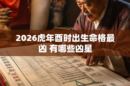 2026虎年酉时出生命格最凶 有哪些凶星 2026虎年酉时出生命格最凶 有哪些凶星