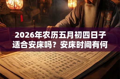 2026年农历五月初四日子适合安床吗？安床时间有何讲究？