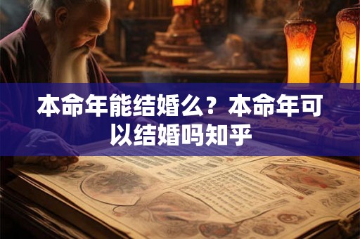 本命年能结婚么?本命年可以结婚吗知乎 本命年能结婚么?本命年可以结婚吗知乎