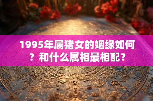 1995年属猪女的姻缘如何？和什么属相最相配？