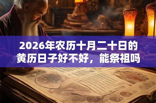 2026年农历十月二十日的黄历日子好不好，能祭祖吗？