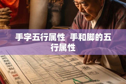 手字五行属性  手和脚的五行属性