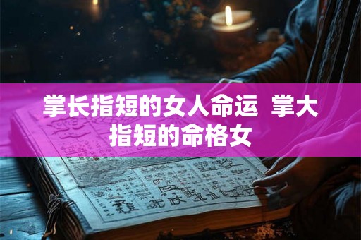 掌长指短的女人命运 掌大指短的命格女 掌长指短的女人命运 掌大指短的命格女