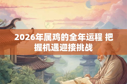 2026年属鸡的全年运程 把握机遇迎接挑战
