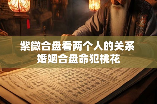 紫微合盘看两个人的关系 婚姻合盘命犯桃花 紫微合盘看两个人的关系 婚姻合盘命犯桃花