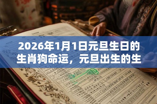 2026年1月1日元旦生日的生肖狗命运，元旦出生的生肖狗命运解析