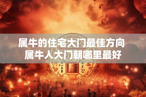 属牛的住宅大门最佳方向 属牛人大门朝哪里最好 属牛的住宅大门最佳方向 属牛人大门朝哪里最好